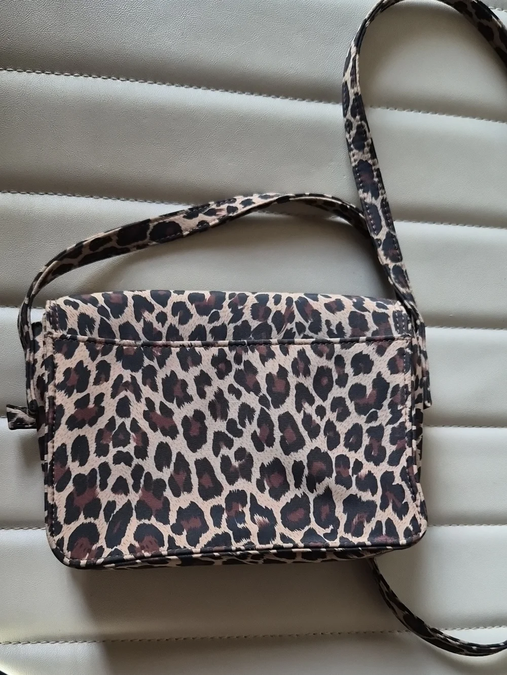 Nine West Y2k Leopard Print Crossbody Bag - Tan & Black